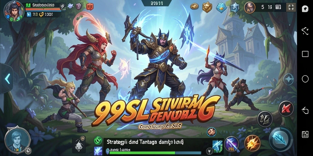 Tampilan interaktif gameplay SLG yang mendebarkan di 99SL.