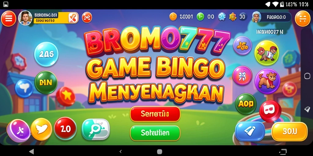 Gameplay menarik BROMO77 dengan nuansa Bingo yang seru.