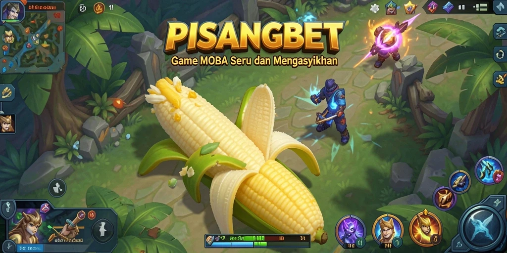 Tampilan aksi seru dalam gameplay PISANGBET saat bertempur di arena.