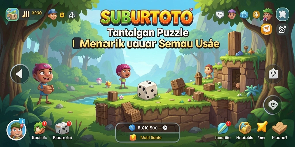 Tampilan gameplay menarik dari SUBURTOTO dengan berbagai teka-teki.