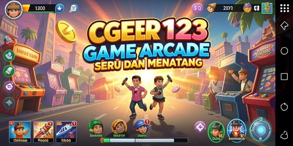 Tangkapan layar gameplay TGER123 yang menampilkan aksi seru di level penuh tantangan.