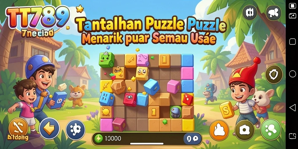 Tampilan gameplay TT789 dengan berbagai puzzle yang menantang.