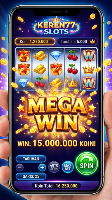 Screenshot aplikasi keren77 menampilkan kemudahan dalam mengunduh APK.